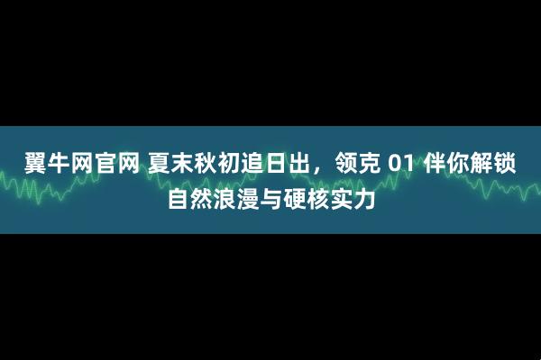 翼牛网官网 夏末秋初追日出，领克 01 伴你解锁自然浪漫与硬核实力
