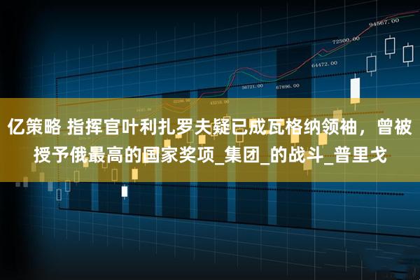 亿策略 指挥官叶利扎罗夫疑已成瓦格纳领袖，曾被授予俄最高的国家奖项_集团_的战斗_普里戈